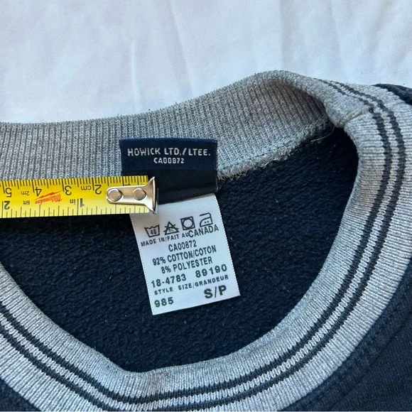 Vintage 90s Ikeda Hockey Maple Leaf Crewneck Small - Picture 5 of 6